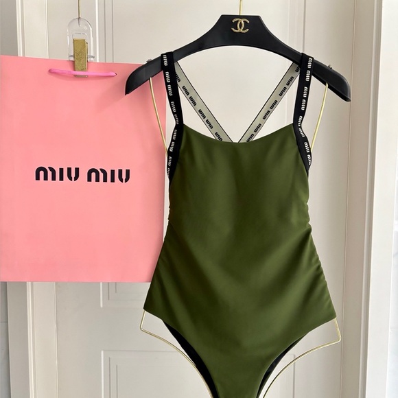 Meet the Posher Other - Miumiu one-piece swimming suit